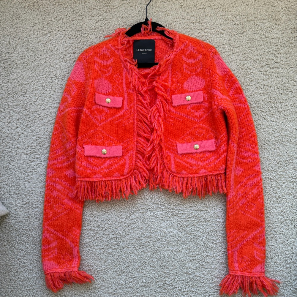 Revolve Le Superbe Coco Clairvoyant Cardigan In N… - image 4
